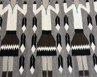Navajo Ye’i  Diyiin Diné’é&nbsp;Rug Native American 	32 x 46in	

