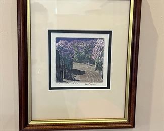 A Lilac Year Gustave Baumann Museum Reproduction Print Framed	Frame: 12 x 9.5in	
