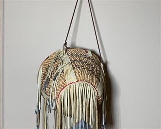 Apache Burden Basket Native American 	9 x 10.5in diameter.	
