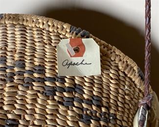 Apache Burden Basket Native American 	9 x 10.5in diameter.	
