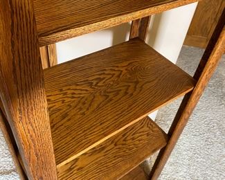 Oak Cabinet Etagere Shelf Unit Wood Shelf	74 x 31.5 x 18.75in	HxWxD
