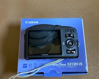 Canon PowerShot SX130IS 12.1 MP Digital Camera In Box		
