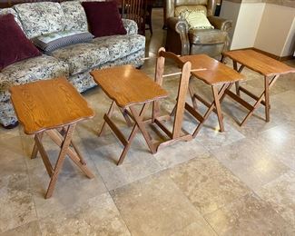 High Quality Oak Folding Teas on Stand	30 x 24 x 14in	HxWxD
