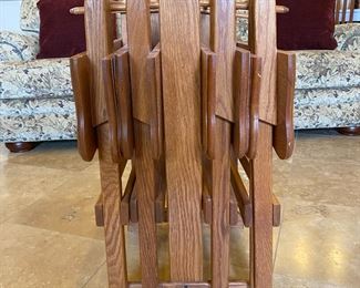 High Quality Oak Folding Teas on Stand	30 x 24 x 14in	HxWxD
