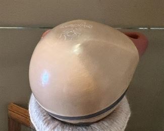 Hopi Pottery Mini Canteen Loren Ami Spider Clan Native American 	3.5 x 3 x 3in	HxWxD
