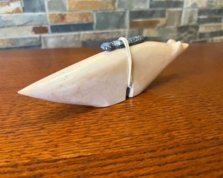 Stone Fetish Zuni Medicine Bear Native American 	9 inches long	
