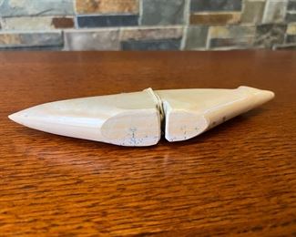 Stone Fetish Zuni Medicine Bear Native American 	9 inches long	
