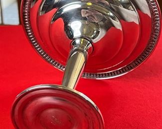 WM Rogers Sterling Silver Compote Candy Dish 34A	5.75 x 6in diameter.	
