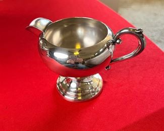 4pc Arts & Co SPC 204 Silver Plated Teapot Kettle Cremer Sugar & Tray 	Teapot: 11x 5.5 x 9.5in	
