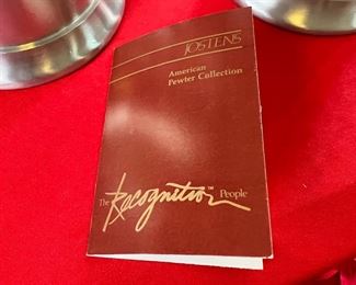 6pc Jostens Pewter Tankard	5 x 4 x 5.5in	HxWxD
