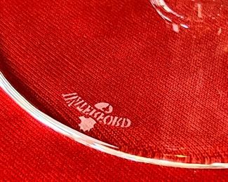 4pc Waterford Crystal Millennium HEALTH Toasting Champagne Flutes	9.25 x 3.5in	
