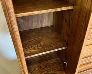 Oak Gentleman’s Chest Dresser #1	60.5 x 36 x 19.5in	HxWxD

