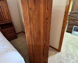 Oak Gentleman’s Chest Dresser #1	60.5 x 36 x 19.5in	HxWxD
