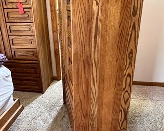 Oak Gentleman’s Chest Dresser #2	60.5 x 36 x 19.5in	HxWxD
