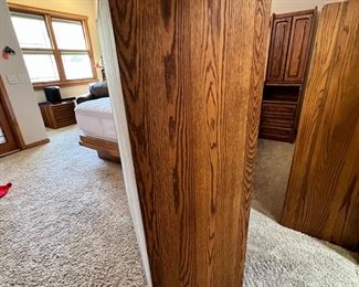 Oak Gentleman’s Chest Dresser #2	60.5 x 36 x 19.5in	HxWxD
