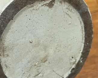 Antique Weir Stoneware Crock  	8 x 4 x 4in	HxWxD
