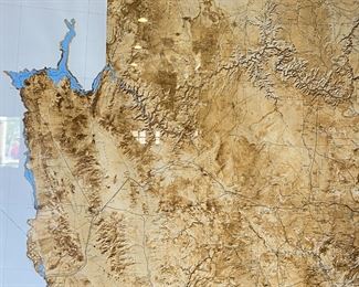 Huge Arizona 1972-1973 Satellite Image Map Framed	60.5 x 48in.	
