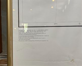 Huge Arizona 1972-1973 Satellite Image Map Framed	60.5 x 48in.	
