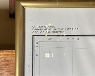 Huge Arizona 1972-1973 Satellite Image Map Framed	60.5 x 48in.	
