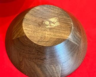 11pc Ozark Treasures Wood Salad Set	Large Bowl: 4 x 12in Diameter	
