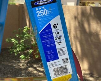 Werner 6ft Fiberglass Ladder 6006 Mk9	6ft	
