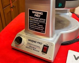 Waring Pro Double Waffle Maker		
