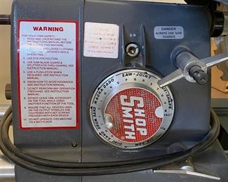 Shopsmith Mark V Multipurpose Wood Working Tool 	50x70x20in	HxWxD
