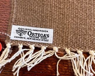 Ortega's Chimayo Rug	39.5 x 20in	
