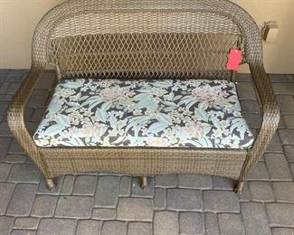 All Weather Wicker Loveseat	34 x 49 x 26.5in	HxWxD
