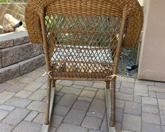 2pc All Weather Wicker Rocking Chairs	37 x 25.5 x 36in	HxWxD

