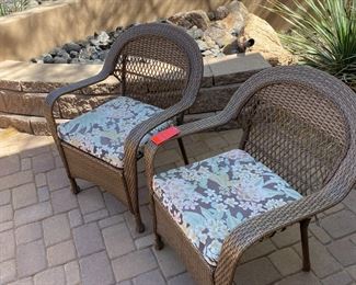 2pc All Weather Wicker &nbsp;Chairs	34.5 x 26 x 24in	HxWxD
