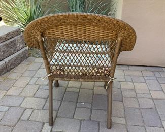 2pc All Weather Wicker &nbsp;Chairs	34.5 x 26 x 24in	HxWxD
