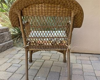 2pc All Weather Wicker &nbsp;Chairs	34.5 x 26 x 24in	HxWxD
