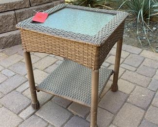 All Weather Wicker Table Small	22 x 17.5 x 17.5in	HxWxD
