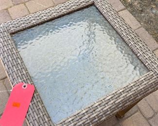 All Weather Wicker Table Small	22 x 17.5 x 17.5in	HxWxD
