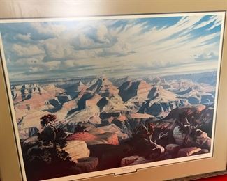 Original art Carl Yazzie Bobcat	Frame: 17.5 x 21in	

