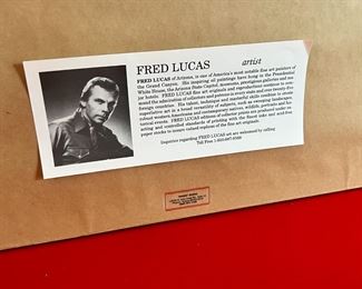 Fred Lucas The Miracle Framed Print Unsigned	Frame: 25 x 32in	
