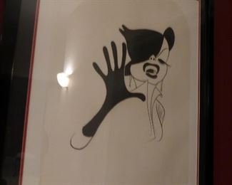 Judy Garland by Al Hirschfeld