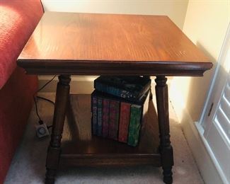 Oak parlor table