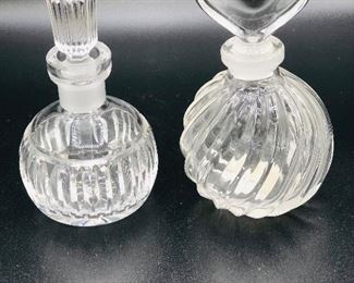 Mrs. Chorn has a collection of perfume bottles. Here are only 2 out of a collection greater than 50.