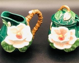 Fitz and Floyd sugar & creamer