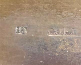 Markings on the back of the box