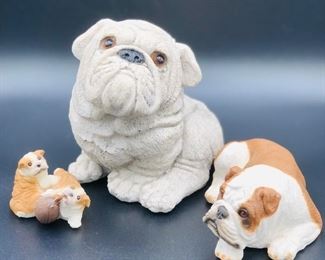 Bulldog figurines