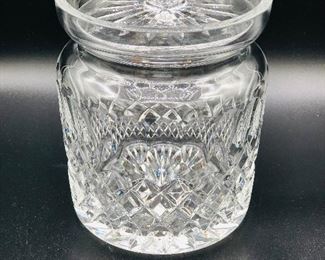 Crystal biscuit jar