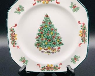 Johnson Bros. Christmas plate