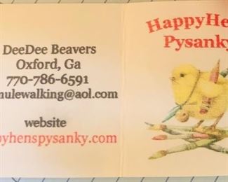 Creator of the following egg ornaments