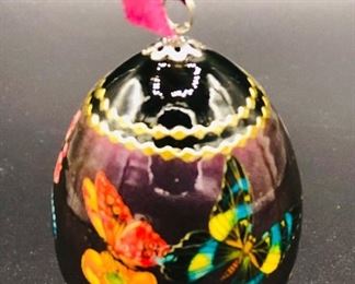 Egg ornament/ butterfly bliss
