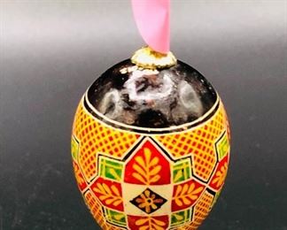 Pysanky egg ornament by DeeDee Bowers Oxford, Ga