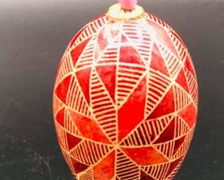 Pysanky egg ornament by DeeDee Bowers Oxford, Ga