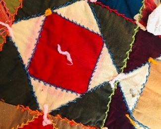 Crazy quilt handmade